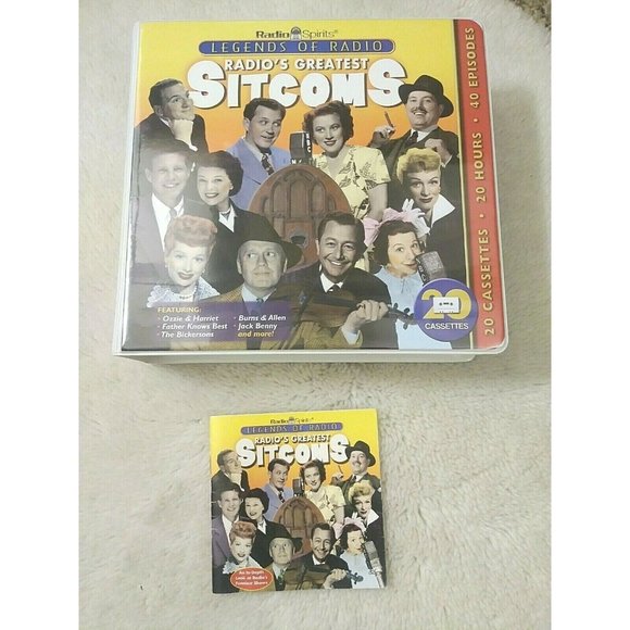 Legends Of Radio Radio's Greatest Sitcoms 18 Tape Cassette Shows Radio Spirits - Picture 1 of 4
